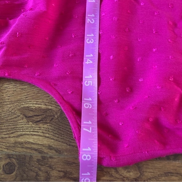 Zac & Rachel lightweight pink clip dot sleeveless blouse in size S - Picture 7 of 8